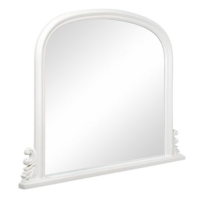 Moreton Overmantel Mirror - Warm White