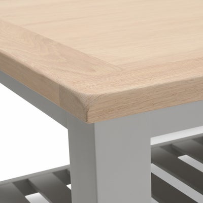 Large Slatted Coffee Table