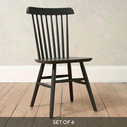 Spindleback Spindleback Charcoal Dining Chair - Set of 6