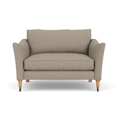 Love Seat - Dove Grey - House Linen Mix