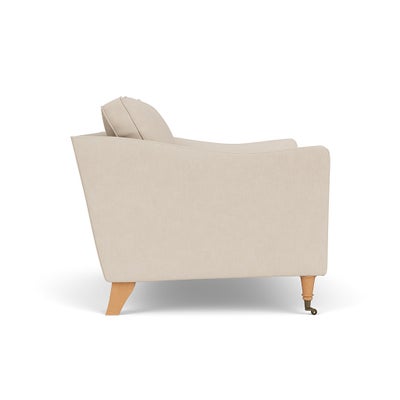 Love Seat - Lily White - House Linen Mix