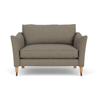 Love Seat - Mid Grey - House Linen Mix