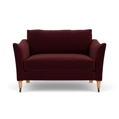 Love Seat - Dark Rosehip - Matt Velvet