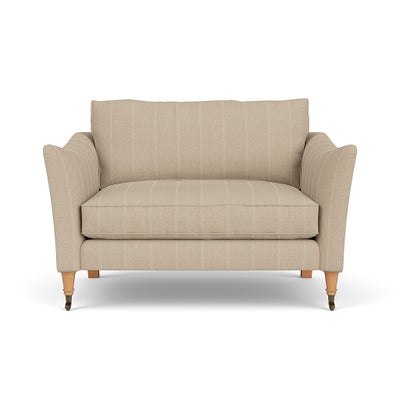 Love Seat - Natural - Compton Stripe