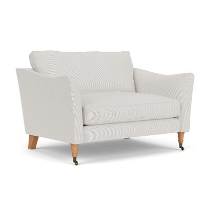 Love Seat - Grey - Broadway Stripe