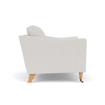 Love Seat - Grey - Broadway Stripe
