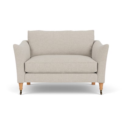 Love Seat - Natural - Aquaclean Oxford