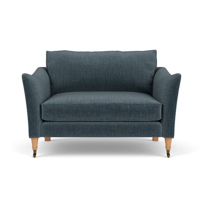 Love Seat - Teal - Eco Chenille