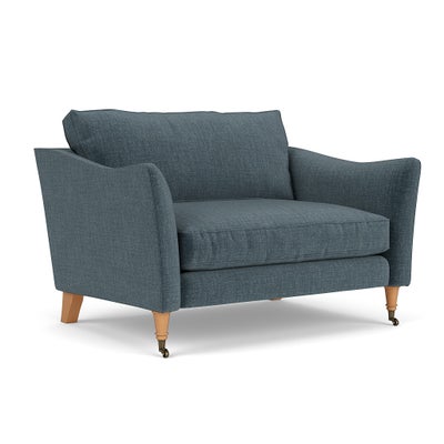 Love Seat - Teal - Eco Chenille
