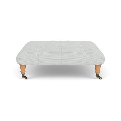 Foot Stool - Duck Egg - Broadway Stripe