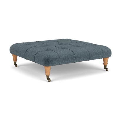 Foot Stool - Teal - Eco Chenille