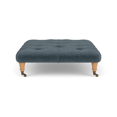 Foot Stool - Teal - Eco Chenille