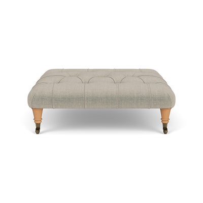 Foot Stool - Natural - Eco Chenille