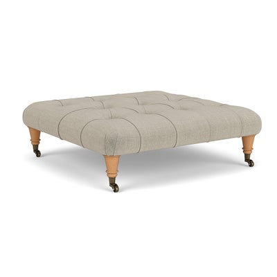 Foot Stool - Natural - Eco Chenille