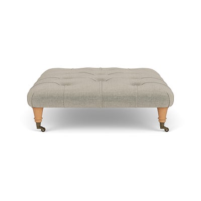 Foot Stool - Natural - Eco Chenille