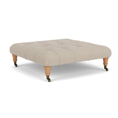 Foot Stool - Natural - Rustic weave