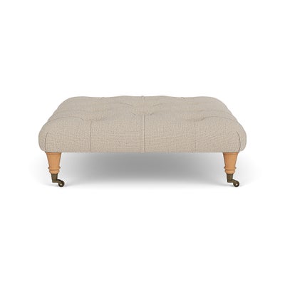 Foot Stool - Natural - Rustic weave