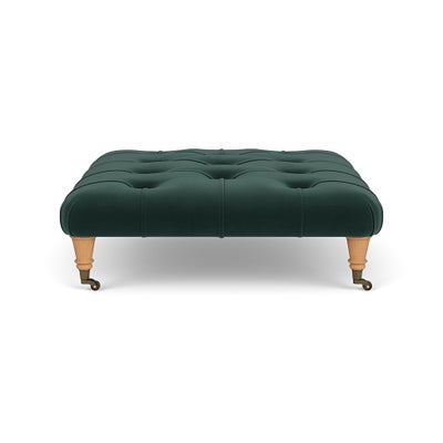 Foot Stool - Lake - Matt Velvet