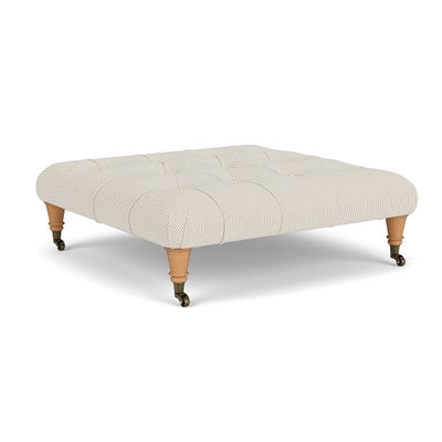 Foot Stool - Natural - Broadway Stripe