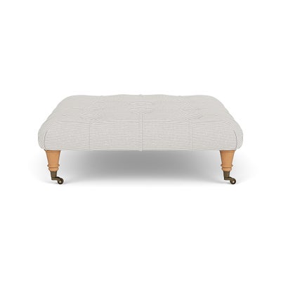 Foot Stool - Grey - Broadway Stripe