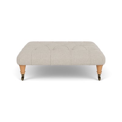 Foot Stool - Natural - Aquaclean Oxford