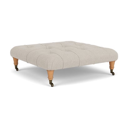 Foot Stool - Natural - Aquaclean Oxford
