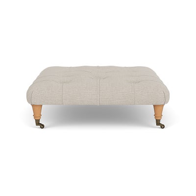 Foot Stool - Natural - Aquaclean Oxford
