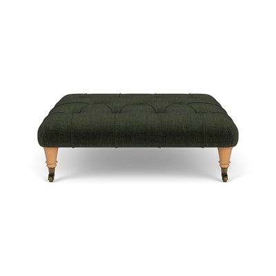 Foot Stool - Moss - Eco Chenille