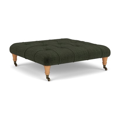 Foot Stool - Moss - Eco Chenille