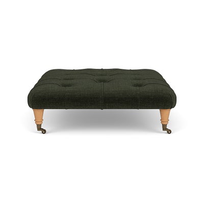 Foot Stool - Moss - Eco Chenille