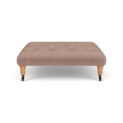 Foot Stool - Dusky Rose - Eco Chenille
