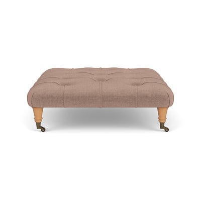 Foot Stool - Dusky Rose - Eco Chenille
