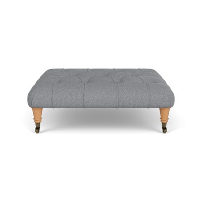Foot Stool - Blue Marl - House Weave