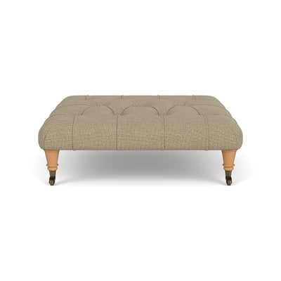 Foot Stool - Green Marl - House Weave