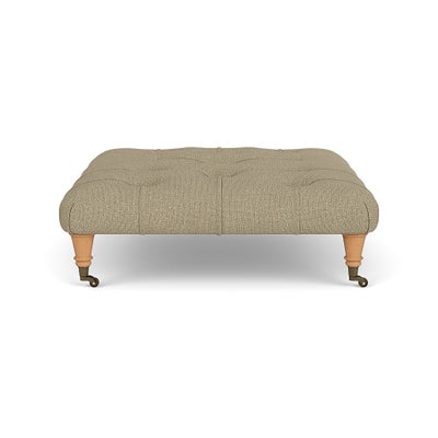 Foot Stool - Green Marl - House Weave