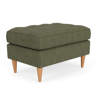 Foot Stool - Fern - Luxury Italian Linen