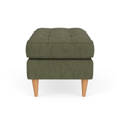Foot Stool - Fern - Luxury Italian Linen