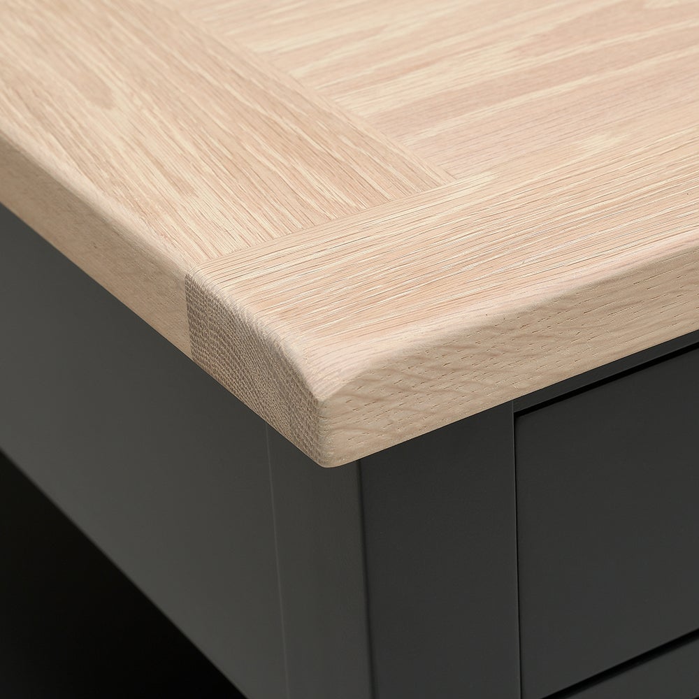 Chester Charcoal Coffee Table with Drawers