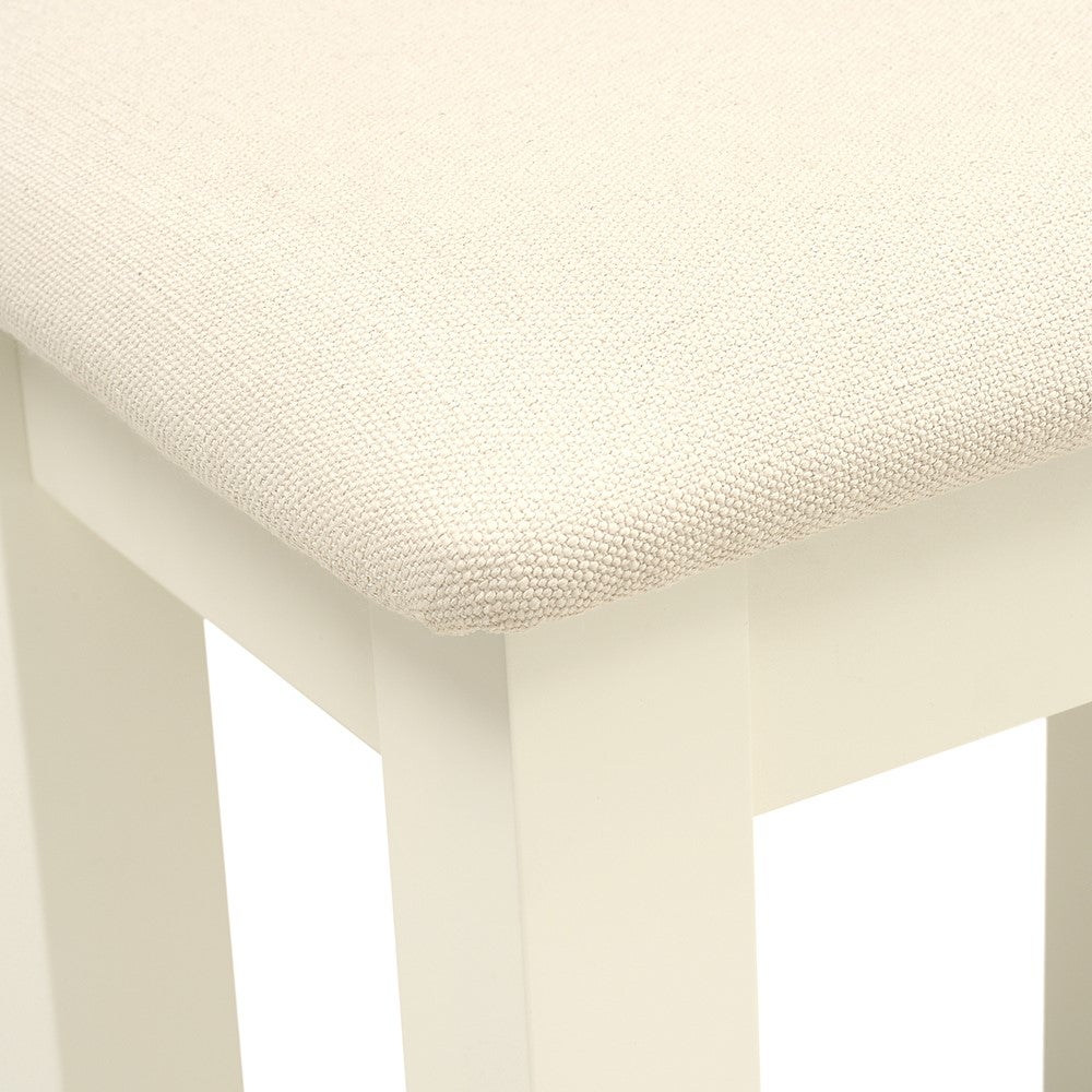 Chester Classic Cream Dressing Table Stool - The Cotswold Company
