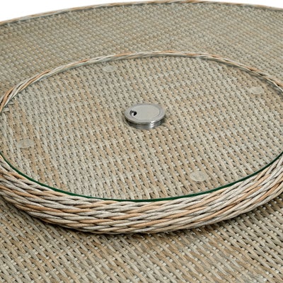 Luxury Woven 6 Seater Dining Set