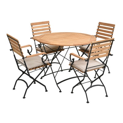 4 Seater Luxury Folding Bistro Set