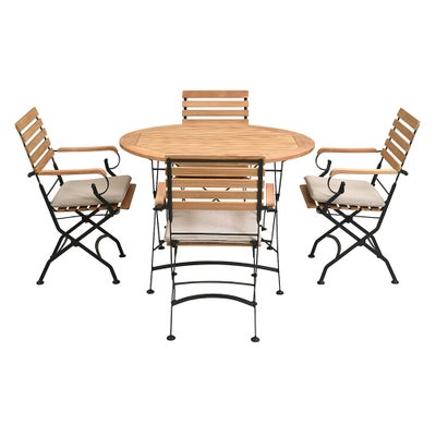 4 Seater Luxury Folding Bistro Set