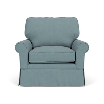 Armchair - Sky blue - House Linen Mix