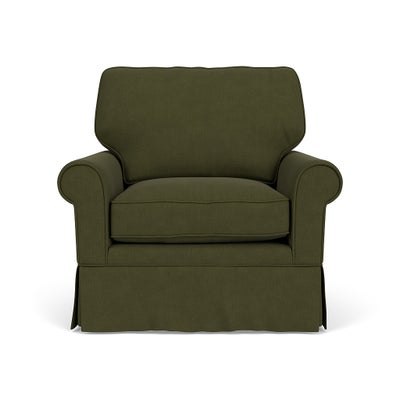 Armchair - Forest Green - House Linen Mix