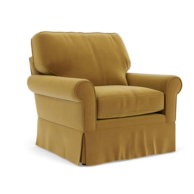 Armchair - Mustard - Matt Velvet