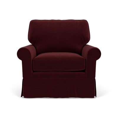 Armchair - Dark Rosehip - Matt Velvet