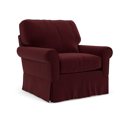 Armchair - Dark Rosehip - Matt Velvet