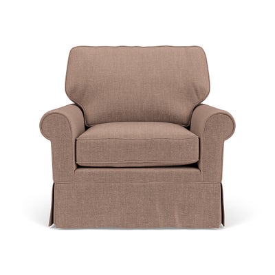 Armchair - Dusky Rose - Eco Chenille