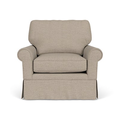 Armchair - Natural - Herringbone Weave