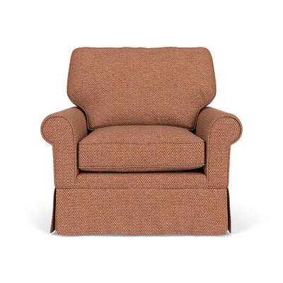 Armchair - Brick - Herringbone Weave